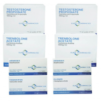 Pack de Ganancia de Masa Seca Euro Pharmacies  – Propionato de testosterona / Acetato de Trenbolona (6 semanas)