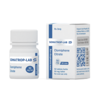 Citrato de Clomifeno Somatrop-Lab [50mg/tab]